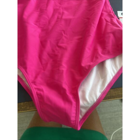 Girls One Piece Swimsuit with Skirt One Shoulder Ruffle Bathing Suit Size 14 - Picture 8 of 14